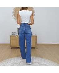 jean wide leg femme silhouette élancée