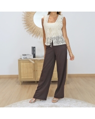 gilet sans manches femme style bohème