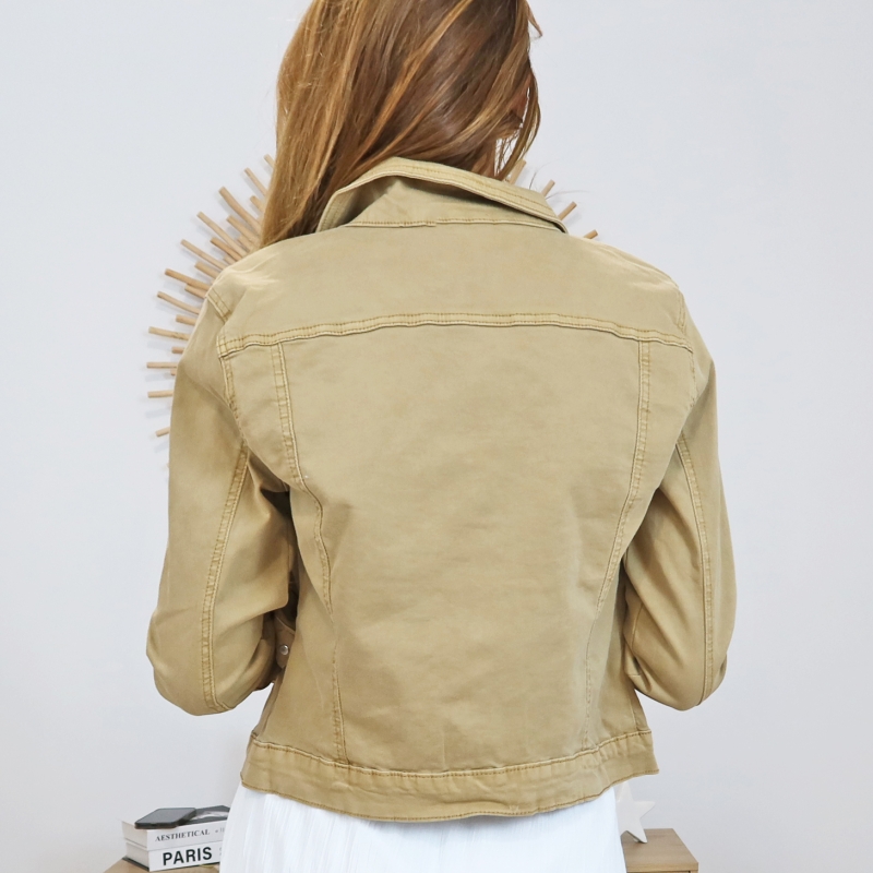 veste femme casual chic beige