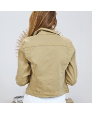 veste femme casual chic beige