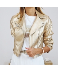 perfecto doré femme court