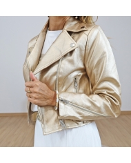 perfecto biker doré femme