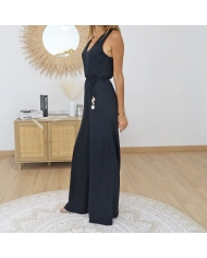 combinaison pantalon large femme élégante