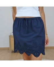 jupe concha tiffosi détail festonné