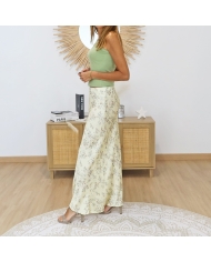 jupe bohème chic jaune