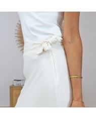 jupe evasee femme noeud taille