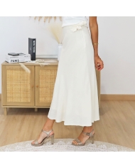 jupe beige femme tiffosi tropa