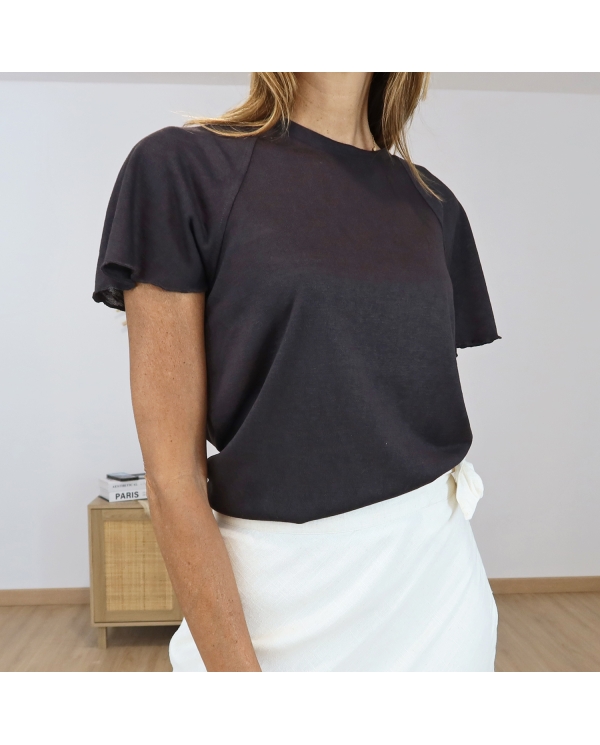 t shirt fluide femme manches fantaisie