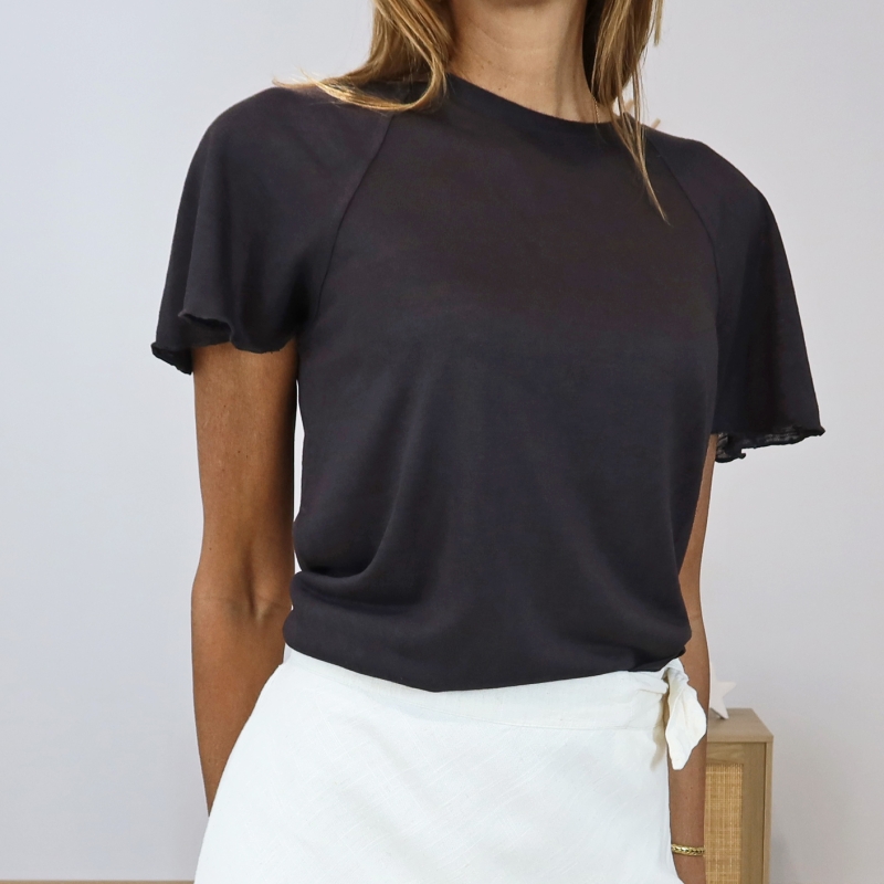 top femme chocolat chic