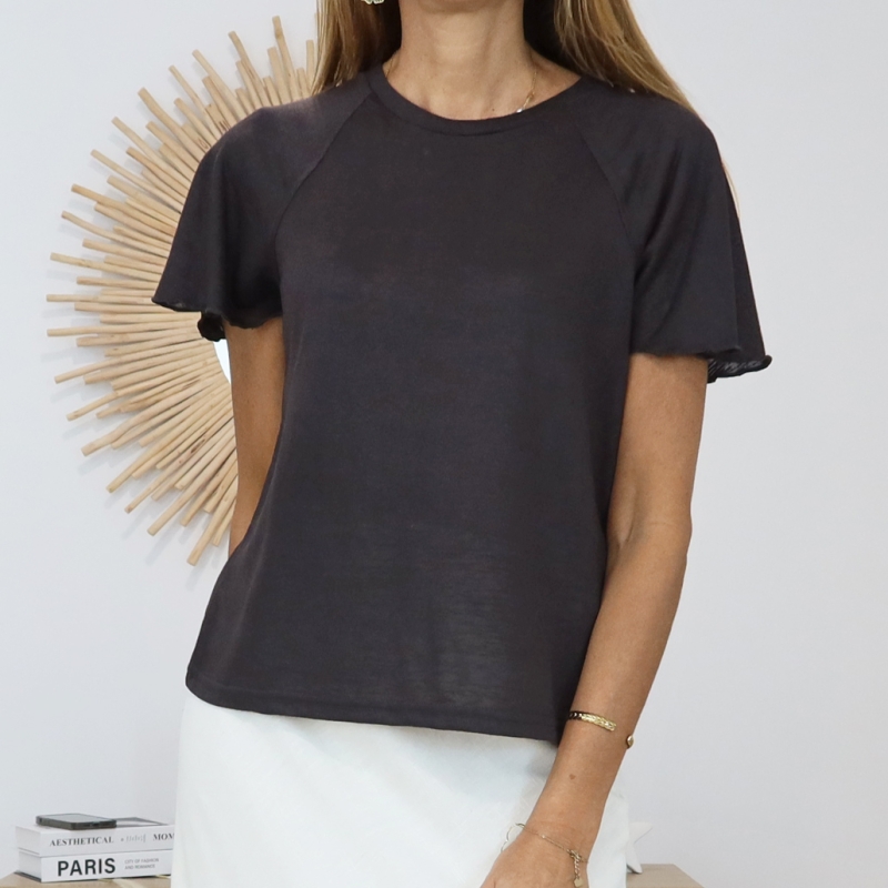 t shirt femme col rond tiffosi