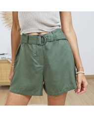 short kaki femme Tiffosi Frances vue face