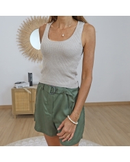 top Tiffosi beige élégant