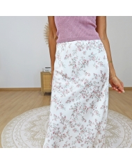 jupe fluide femme imprimé fleurs