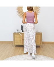 jupe blanche romantique femme