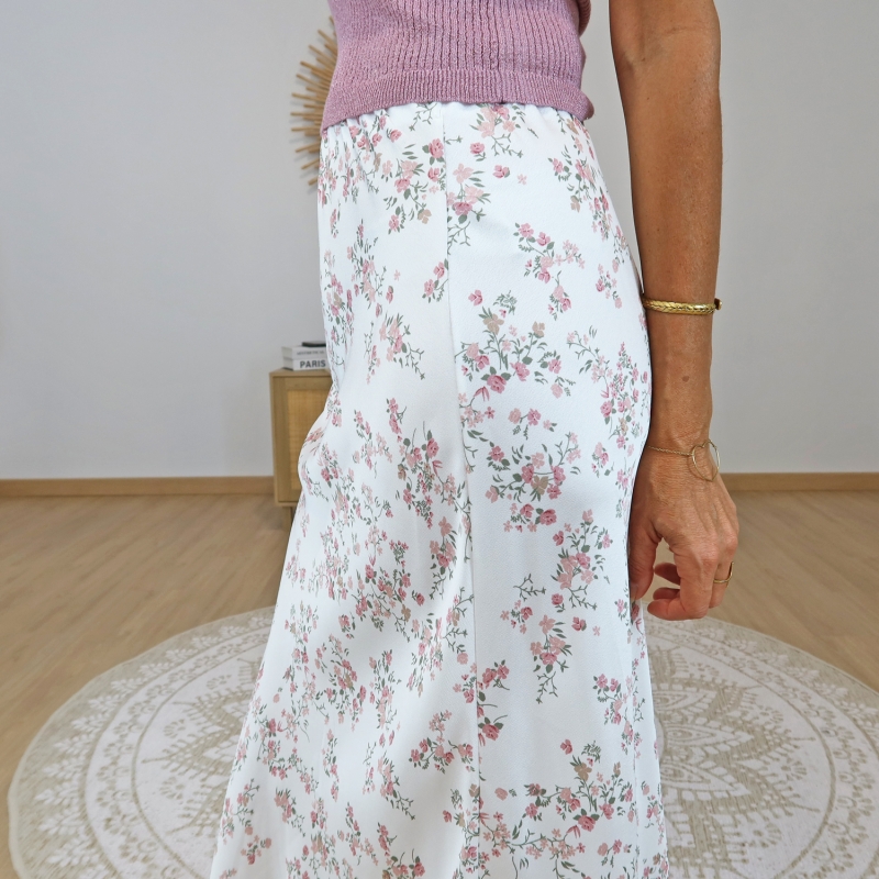 jupe fluide look estival femme