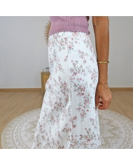 jupe fluide look estival femme