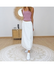 jupe blanche élégante femme