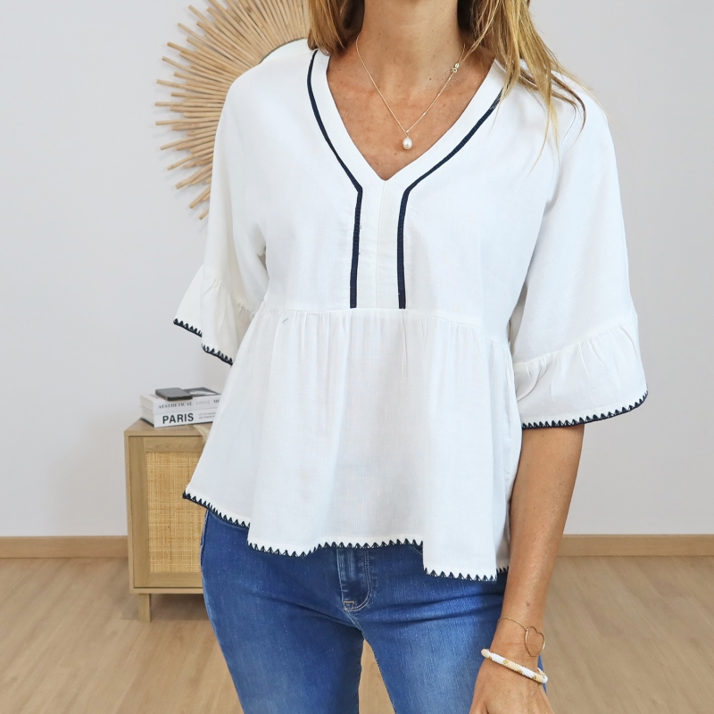 blouse fluide été look