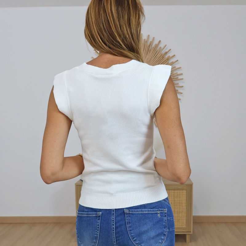 top ajusté élégant quotidien