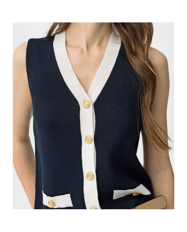 top maille côtelée look femme