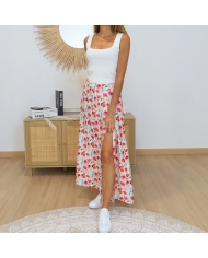 jupe longue fente femme