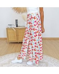 jupe fluide pastel look ete