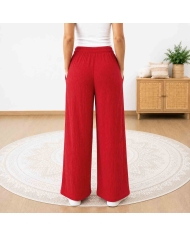 pantalon gaze de coton femme été