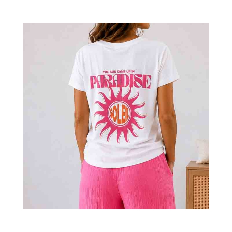 t shirt coton fluide été femme