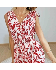 robe femme décolleté v croisé devant dos
