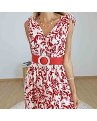 robe fluide silhouette féminine été