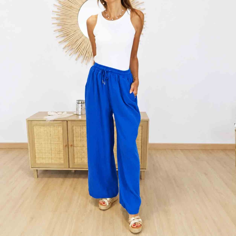 pantalon été léger confortable