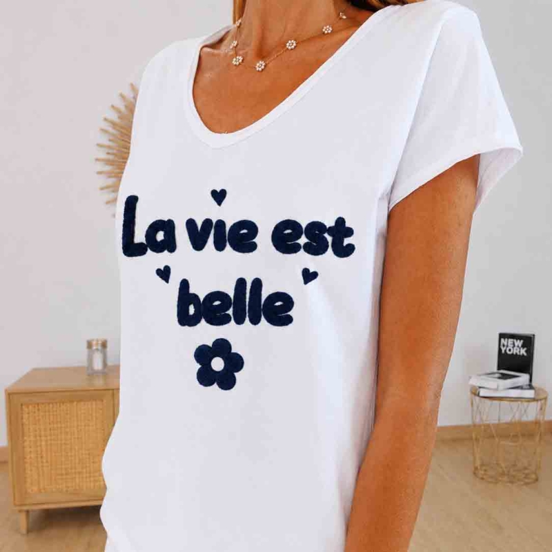 t-shirt fluide confortable été