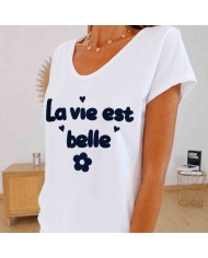 t-shirt fluide confortable été
