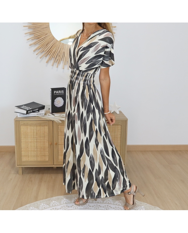 robe longue extensible femme