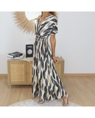 robe longue extensible femme