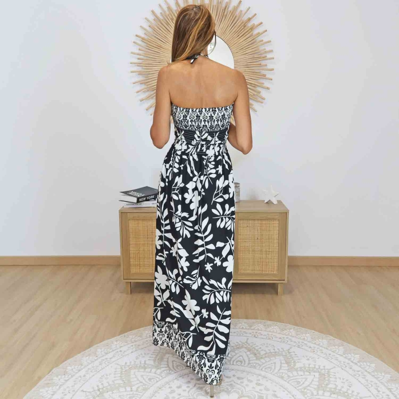 robe dos bustier femme