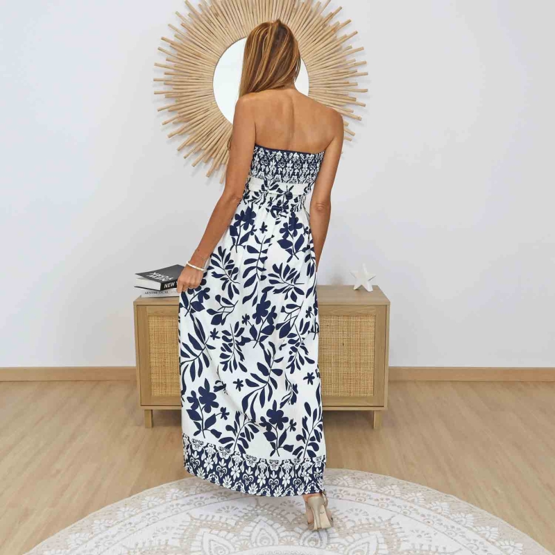 robe dos bustier femme