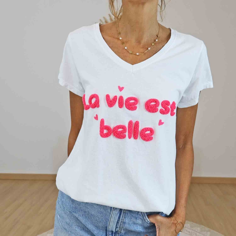 T-shirt oversize femme La Vie Est Belle