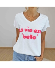 T-shirt oversize femme La Vie Est Belle