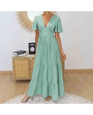 Robe longue femme cérémonie été