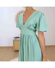 Robe élégante femme style bohème chic