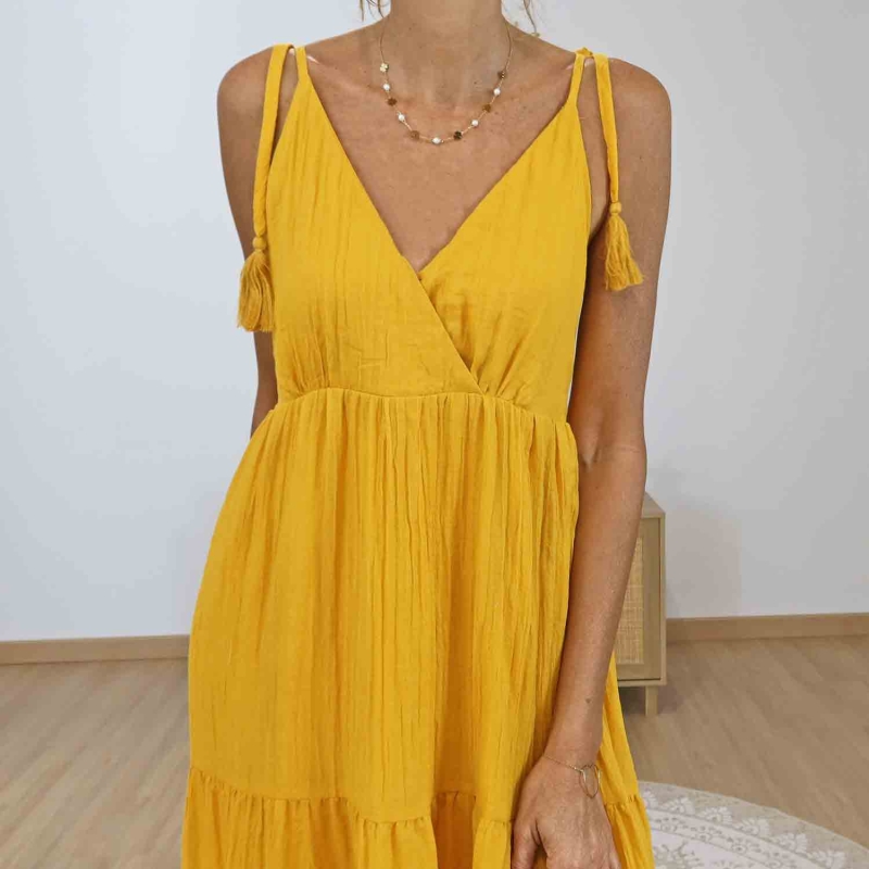 Robe bohème chic fluide été