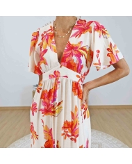 Robe longue femme été Flora – Style fluide et lumineux