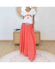 T-shirt graphique Bohème Mademoiselle Caprice – Message positif
