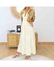 Robe bohème chic Romy – Fluide et scintillante