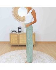 Pantalon wide leg été femme Nina Carter