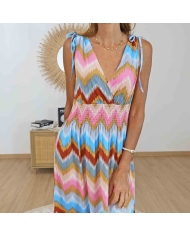 Robe longue fluide femme vacances