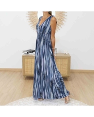 Robe longue magique Jade ardoise