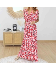 Robe magique Longue Savannah Noire et Jaune