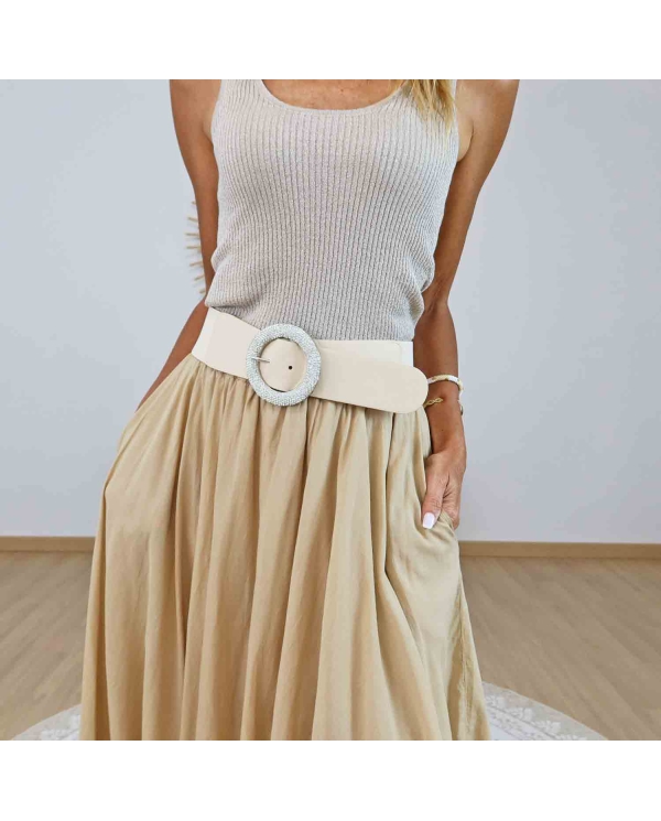 Jupe Manon Longue Bohème  Caramel